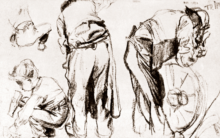  Adolpyh Von Menzel —— 《轧钢工厂》习作 (5)